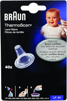 Braun thermoscan lens filters - 40 ct (328785957211)