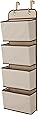 Delta Children 4 Pocket Over The Door Hanging Organizer, Beige
