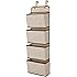 Delta Children 4 Pocket Over The Door Hanging Organizer, Beige