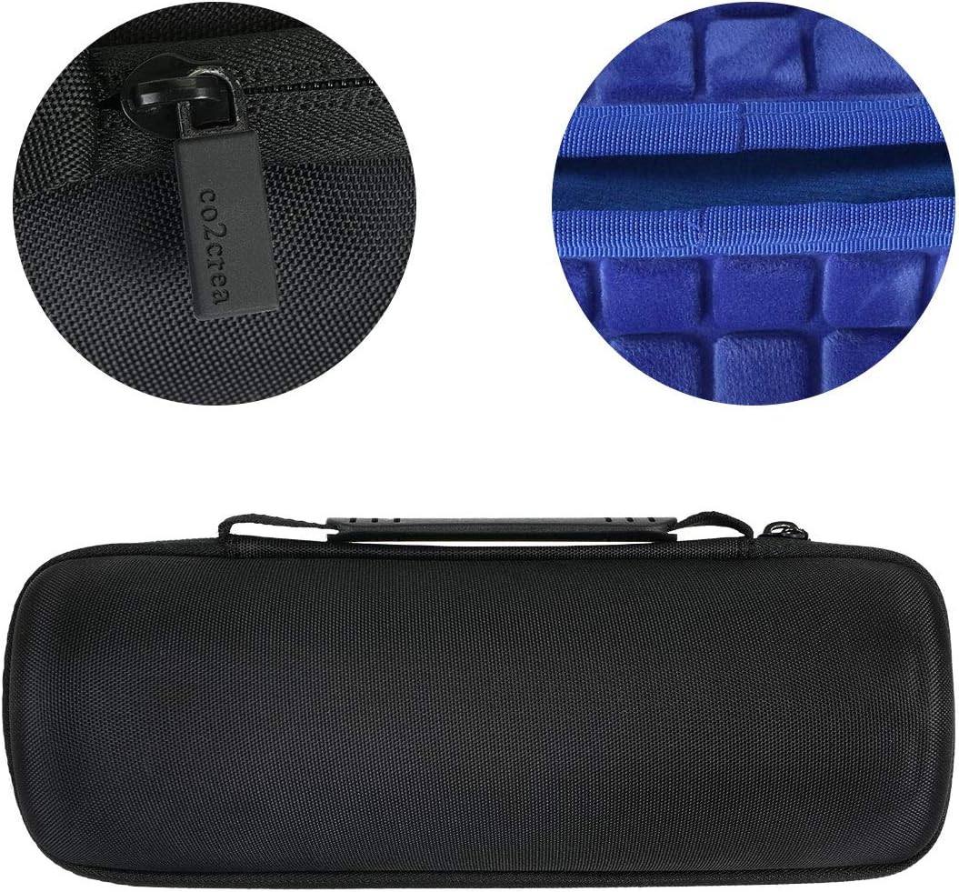 co2CREA Hard Travel Case for Ultimate Ears UE boom 4 / boom 3 Wireless Bluetooth Speaker,Case only, Black,Inside Blue, for Boom 3 - Image 4