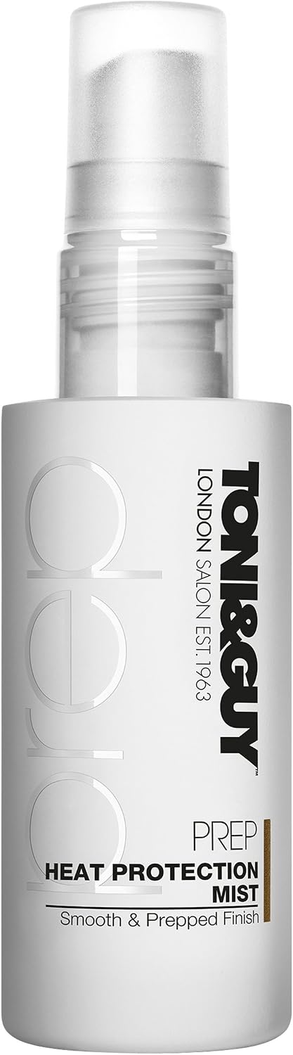 TONI&GUY Prep Heat Protection Mist 75 ml, White, 75 ml (Pack of 1)
