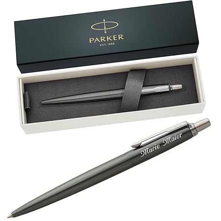 PARKER Kugelschreiber JOTTER PREMIUM Oxford Grey Pinstripe C.C. 1953199 mit persönlicher Laser-Gravur