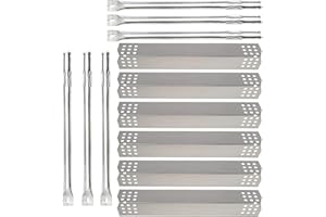 Cmanzhi S7B0-0896 (6-Pack) Replacement Parts for Nexgrill 720-0896B 720-0896C 720-0896E 720-0882A 720-0896 730-0896 720-0925 720-0925P Burners and Heat Plates