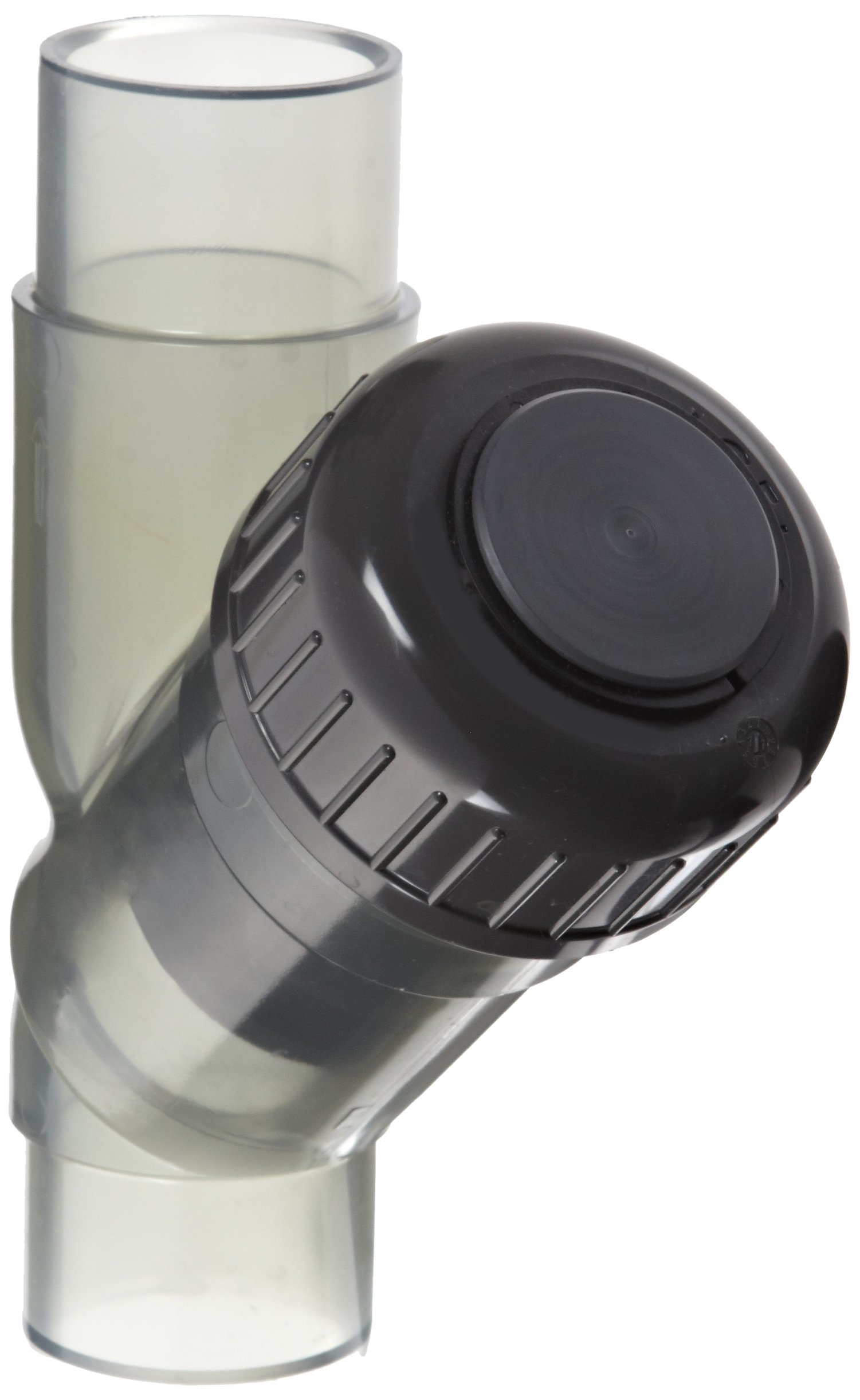 GF Piping Systems PVC Y Check Valve, Wye, EPDM Seat, EPDM Seal, 1