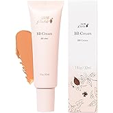 100% PURE BB Cream Shade 10 Luminous Full Face Coverage Skin Care & Glow - All-In-One Primer Concealer & Foundation Makeup - Shimmery, Dewy Youth Light Color w/Warm Undertone - Vegan - 1 Fl Oz