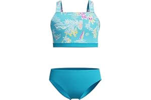 Speedo Girl's Swimsuit Two Piece Bikini Set