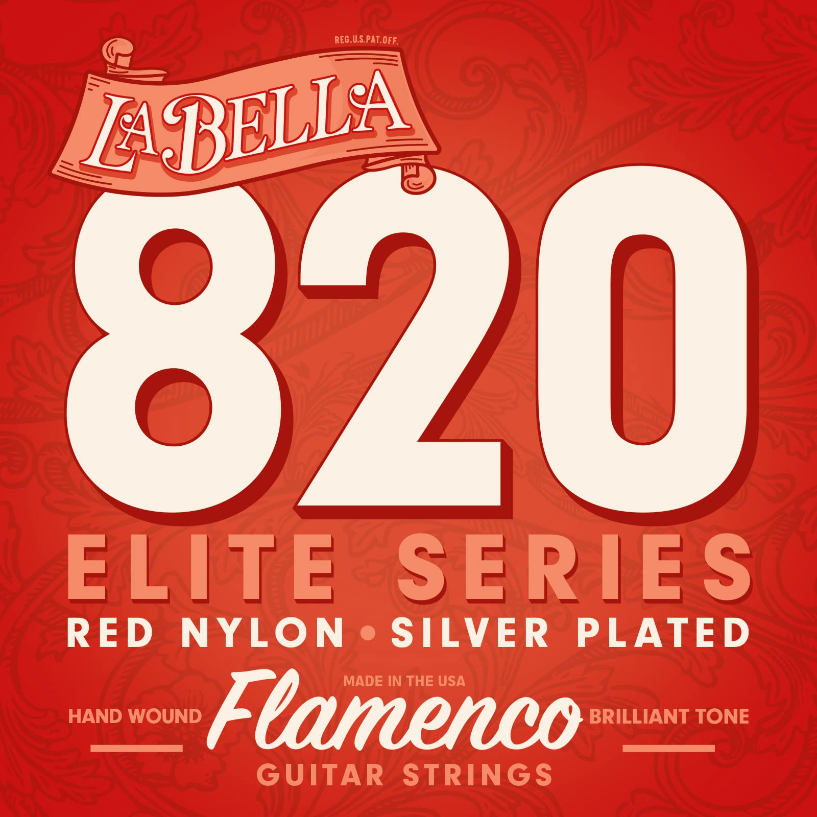 La Bella 820 Flamenco/Red Nylon