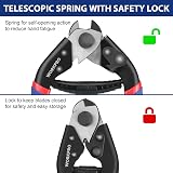 WORKPRO Wire Rope Cutter 190 mm Cr-V Steel Cable Cutter Tool view 5
