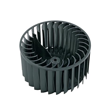 ORIGINAL Whirlpool Bauknecht 480112101466 Lüfterrad Lüfterwalze Prozessluft Gebläserad Umluft schwarz Wäschetrockner Trockner