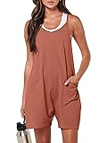 ANRABESS Womens Rompers Summer Casual Loose