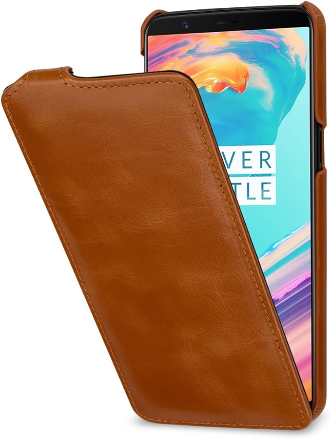 StilGut Leather Vertical Flip Case Compatible with Amazon.co.uk