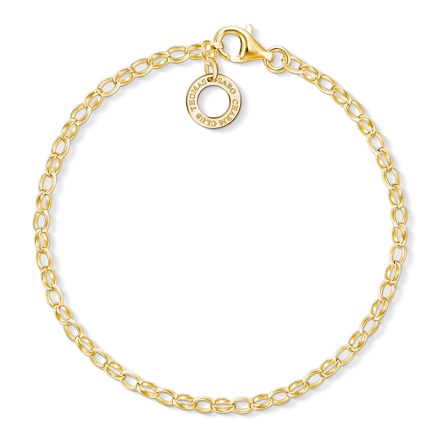 Thomas Sabo charm bracelet gold-plated silver X0243-413-39-L15.5 — image 1