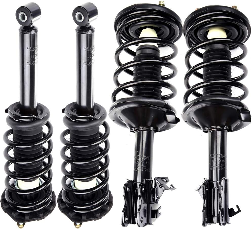 Quick Struts Aintier Coil Spring Struts Front and Rear Pair Shock Strut