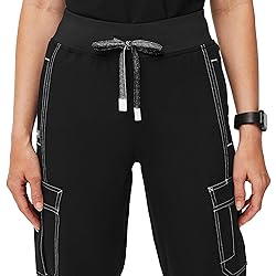 FIGS Ukwala High Waisted Cargo Scrub Pants for