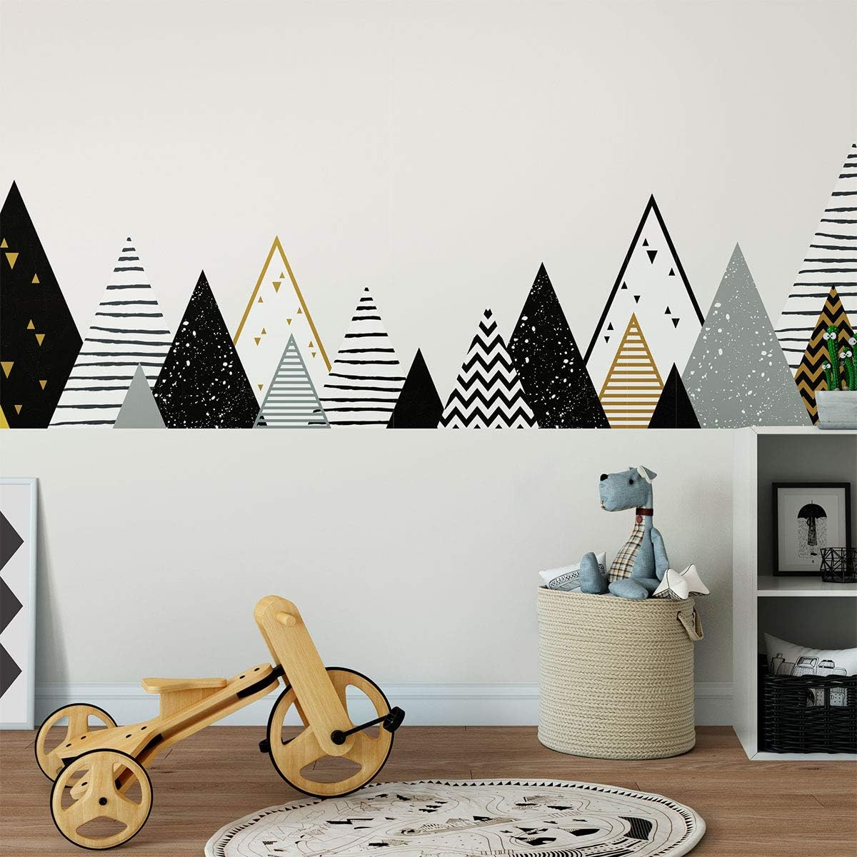 Ambiance Stickers Scandinavian Chapka Mountains Wall Decals, DIY Home Decor, Peel and Stick Removable Stickers - Image 4