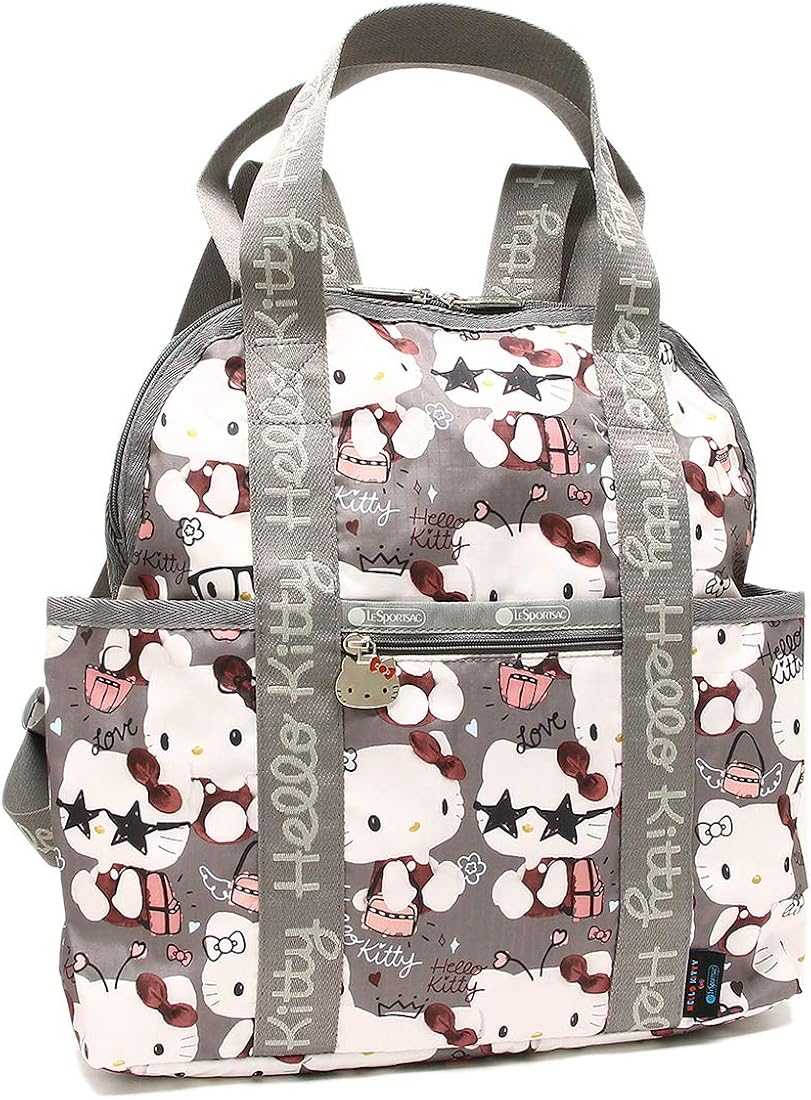 Amazon [レスポートサック] リュック・トートバッグ LESPORTSAC 2442 G630 ハローキティ DOUBLE