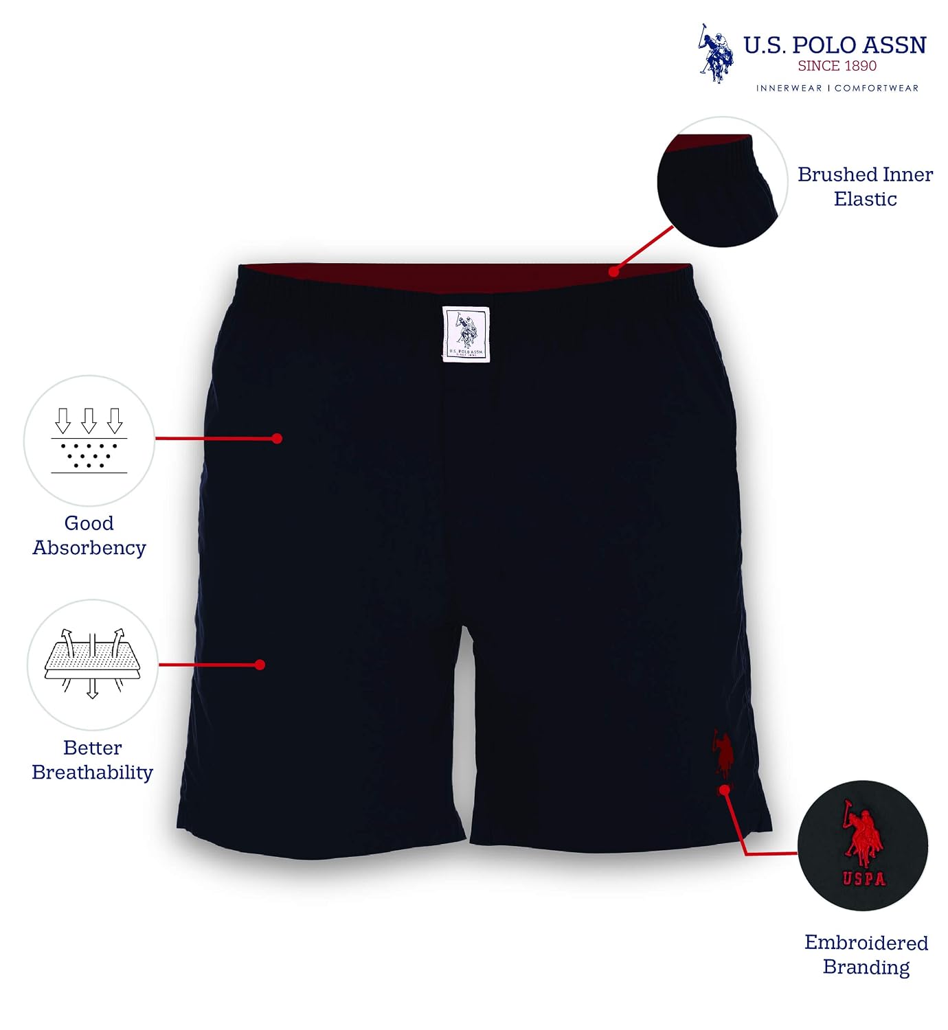 Best Men's Plain Cotton Boxer | US Polo Association Boxer | BEST MENS TREND Best Men's Plain Cotton Boxer | US Polo Association Boxer | BEST MENS TREND