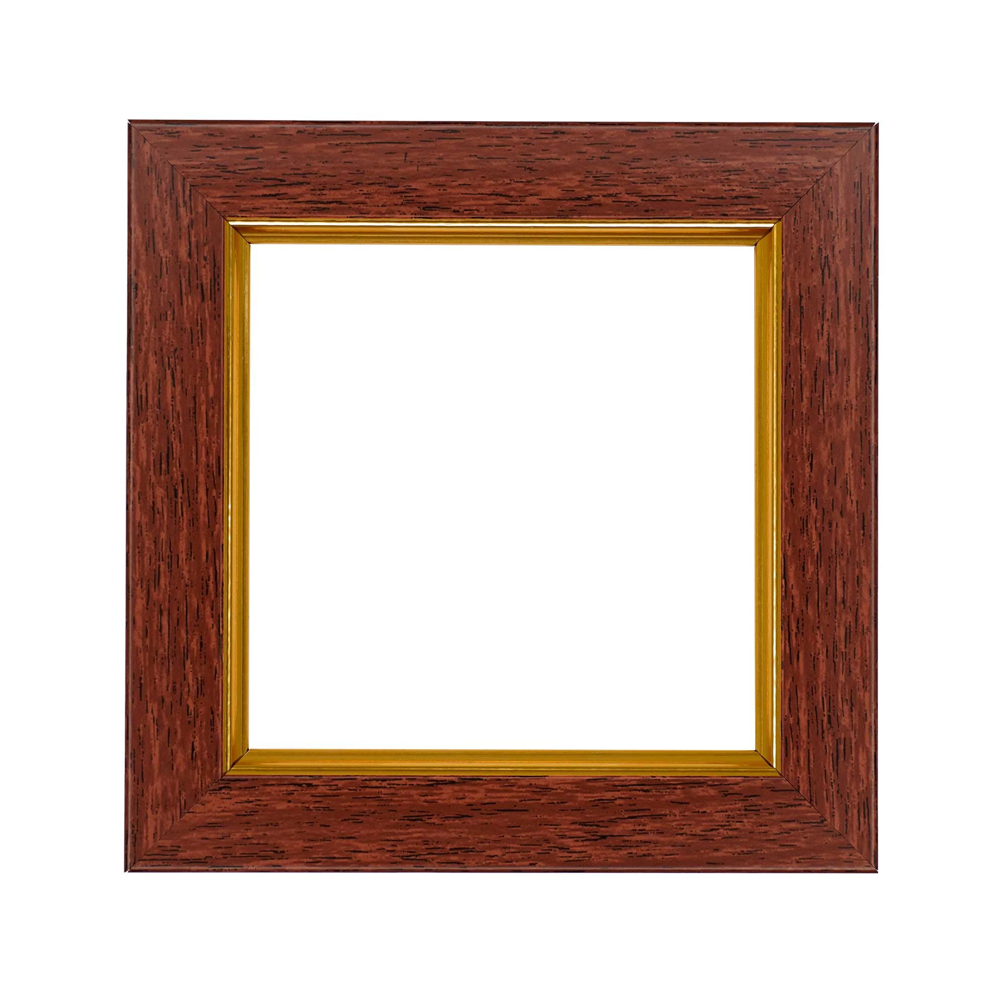 ElekTek Decorative Switch Surround Frame Cover Finger Plate Classic Edged Red Beech Gold — image 1
