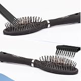 DIVINA VITAE 2Pcs Hair Brush Cleaner Tool Wooden Mini Comb Cleaner with Metal view 7