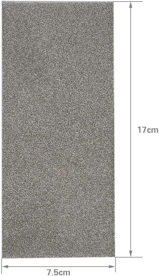 80-3000 Grit Rectangle Diamond Knife Set Thin Grinding Polishing Sharpening Stone Whetstone(400 Grit), Silver - Image 3