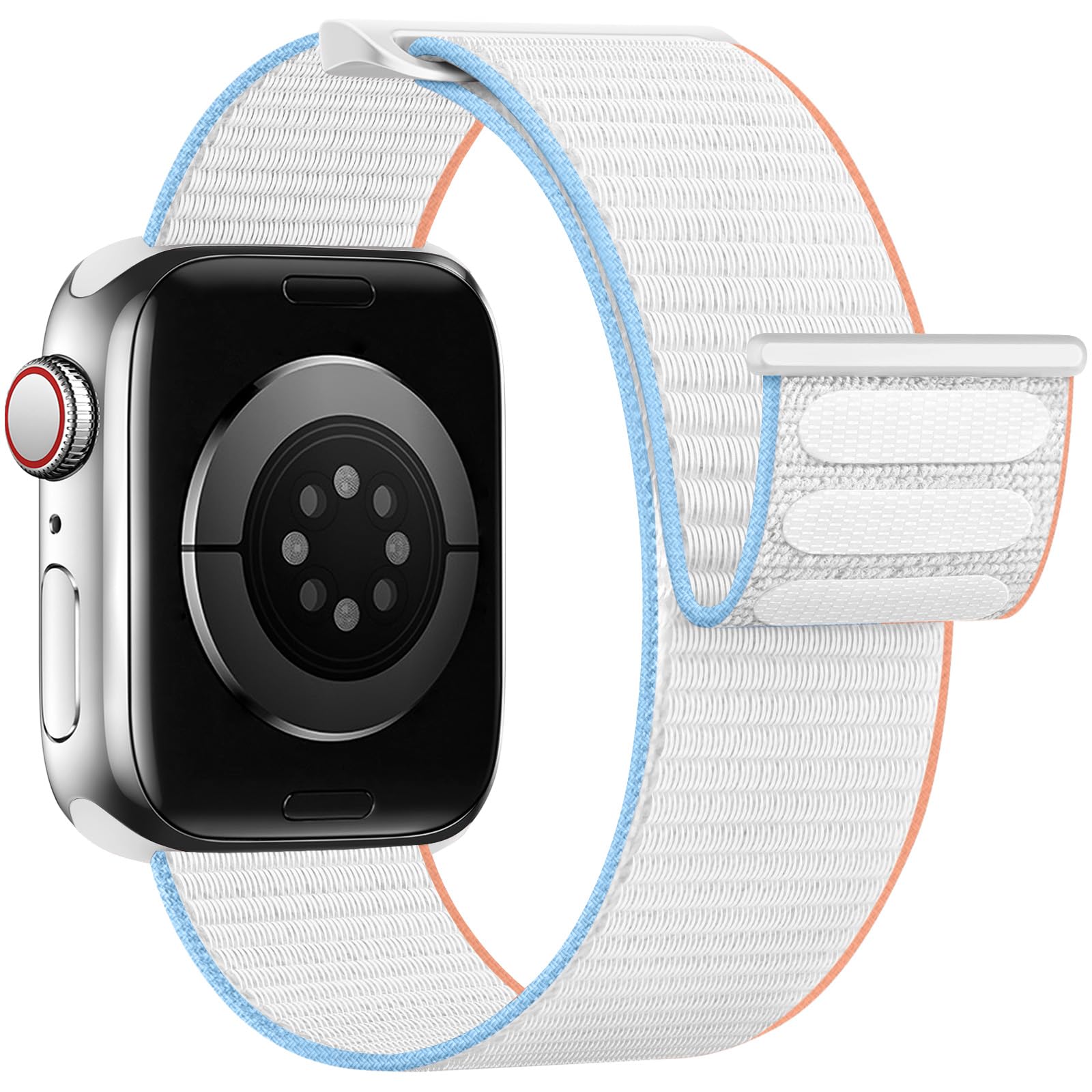 Yoohoo Nylon Straps Compatible with Apple Watch Straps 44mm 45mm 46mm 49mm 42mm(Series 3/2/1) Women Men,Upgraded Soft Nylon Replacement WatchBands for iWatch Series 11 10 9 8 7 6 5 4 3 2 1 SE3 Ultra3
