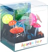 Uniclife Glowing Effect Artificial Mushroom Aquarium Decor 10x6x10 cm view 6