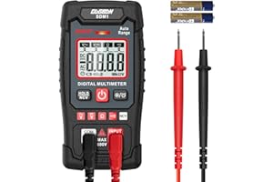 CUSBON Auto-Ranging Digital Multimeter with AC/DC Voltage Ohm and Resistance Test, Backlit LCD, NCV Function