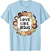 Love Like Jesus Kids Christian Godson Toddler Child of God T-Shirt