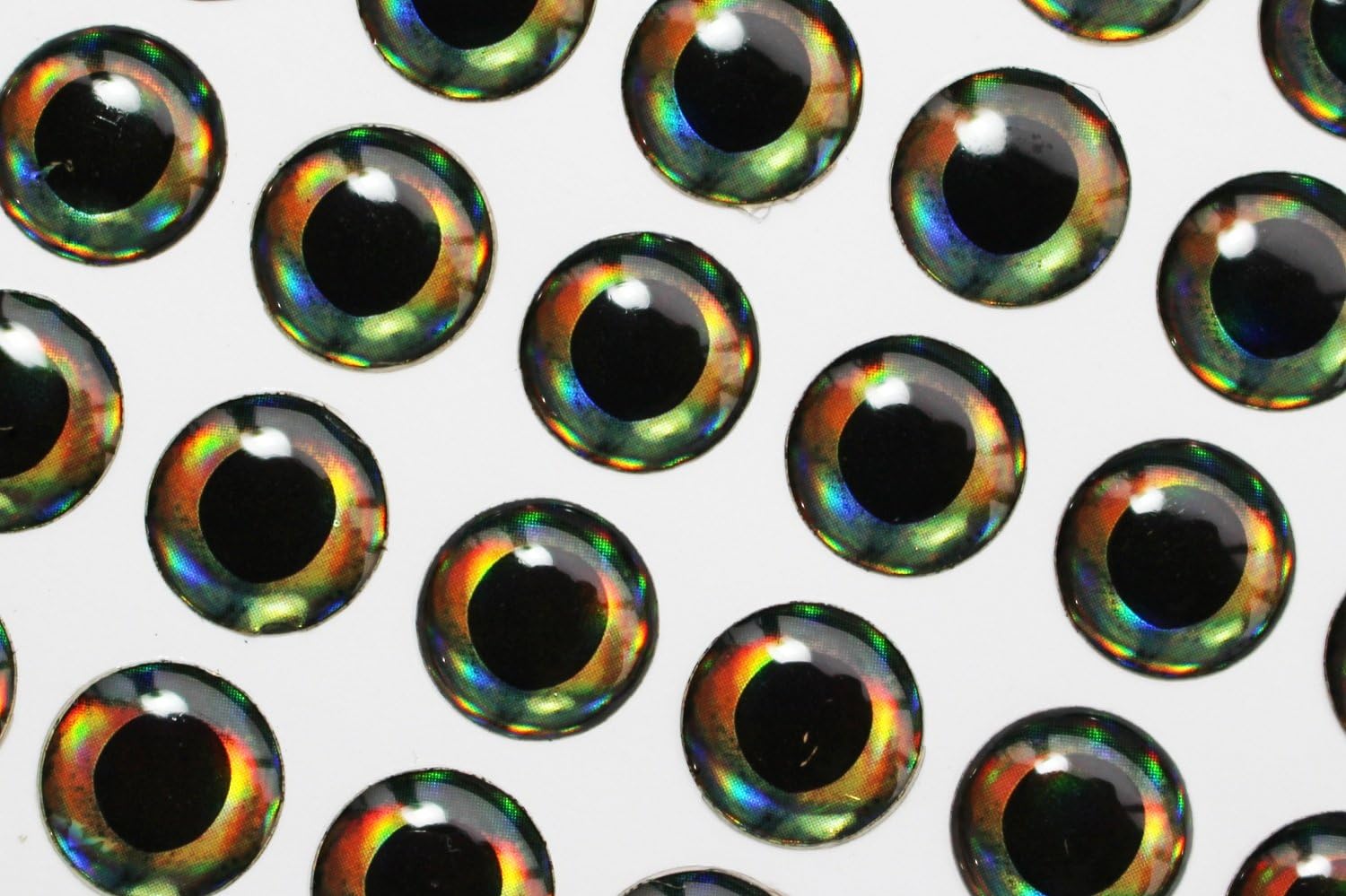 Tigofly 4mm/6mm/10mm 4D Fish Eyes Realistic Holographic DIY Fly Fishing Lures Baitfish Making Artificial Eyes Fly Tying…