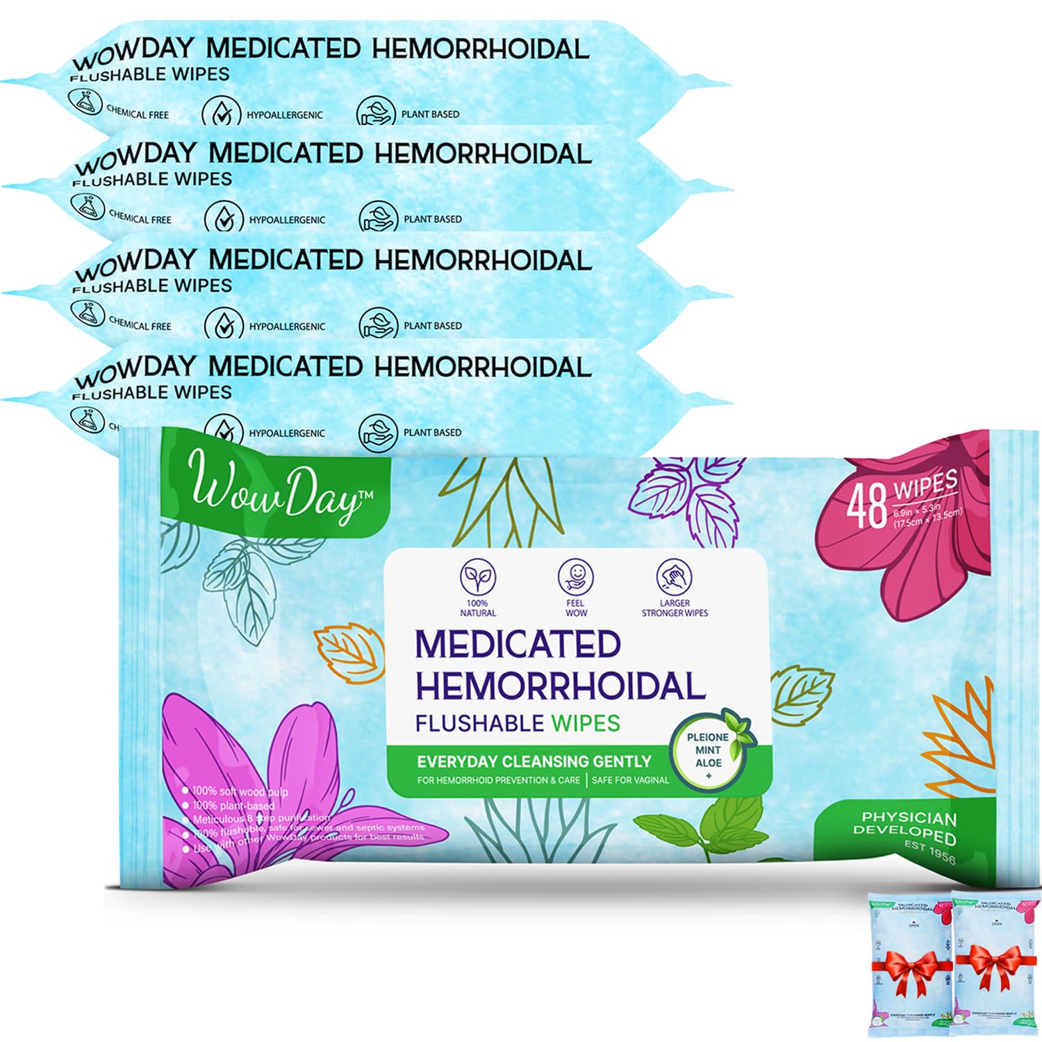 Mua Daily Care Hemorrhoidal Medicated Wipes for Hemorrhoids Flushable