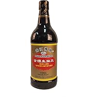 Pearl River Bridge Light Soy Sauce PET Bottle, Golden Label, 33.8 fl. Oz