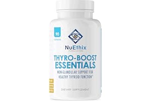 NuEthix Formulations Thyro-Boost Essentials, Non-Glandular Support to Assist with Optimal Thyroid Function, 90 Capsules