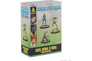 Asmodee Marvel: Crisis Protocol Echo, Ronin & Tigra Character Pack - Agile Martial Artists & Mystical Fighter, Tabletop Super