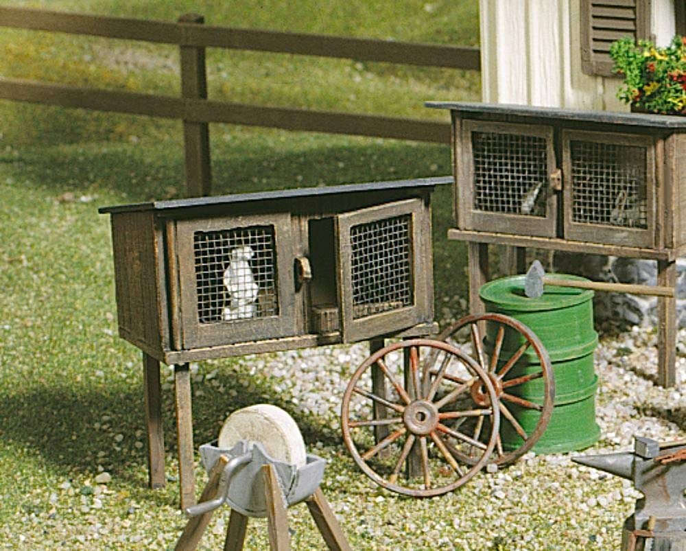 Pola 333209-1 Rabbit Hutch for Model Railway Model Making