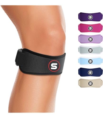 Silicone Patella Tendon Support Strap Patellar Ring Knee Stabilizer With Silicone Patellar Knee Brace For Working Out Basketball Running I.495604296