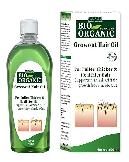 Indus Valley Bio Organic Natural Hair Oil-500ML