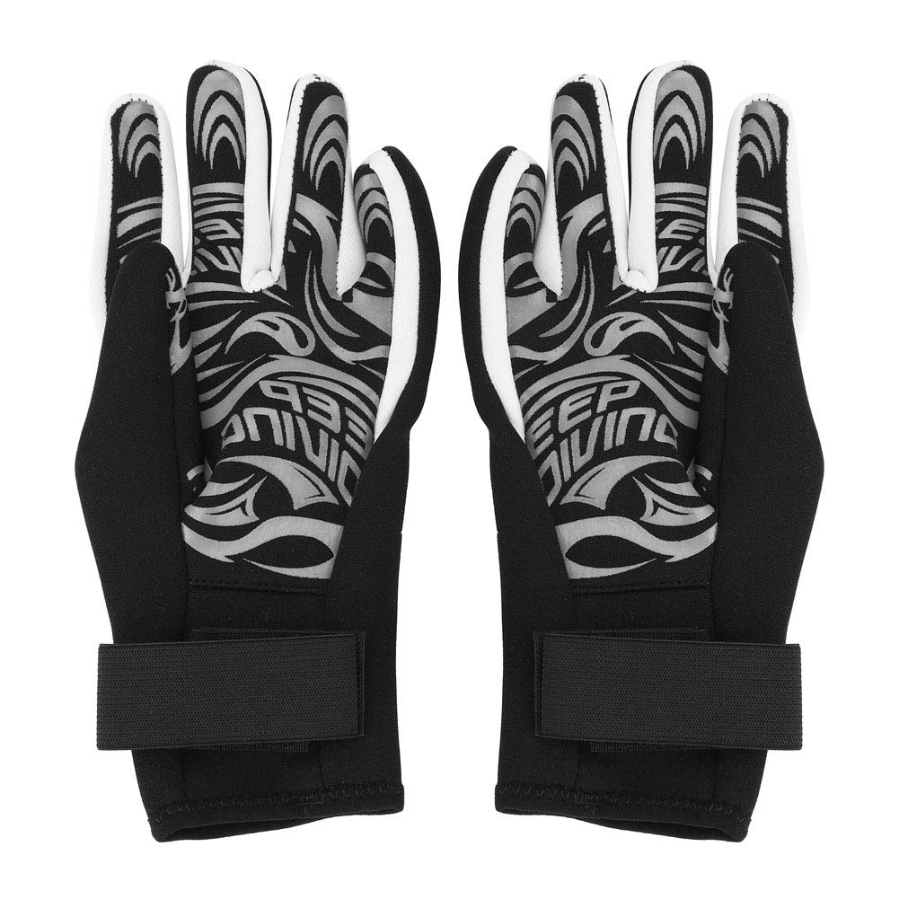 VGEBY Diving Gloves, Keep Diving 2MM Warm Neoprene Gloves Swimming Scuba Snorkeling Gloves Equipment Adult(M-Black) Diving Water Sports