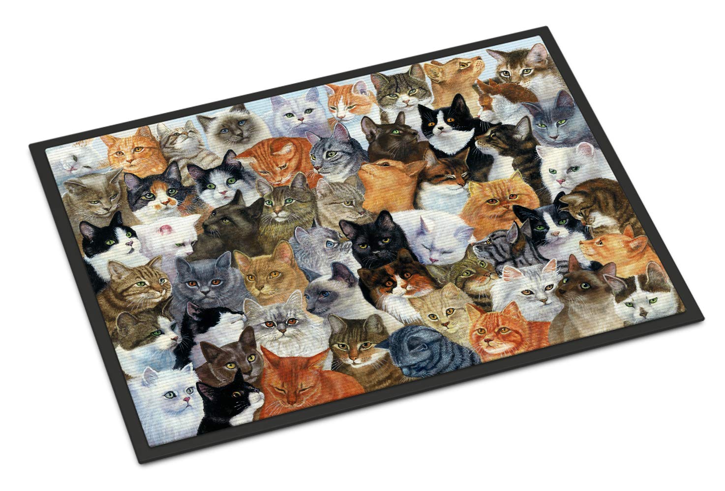 Caroline's Treasures BDBA0414MAT Cats Galore Indoor or Outdoor Mat, 18 inches x 27 inches, Multicolor