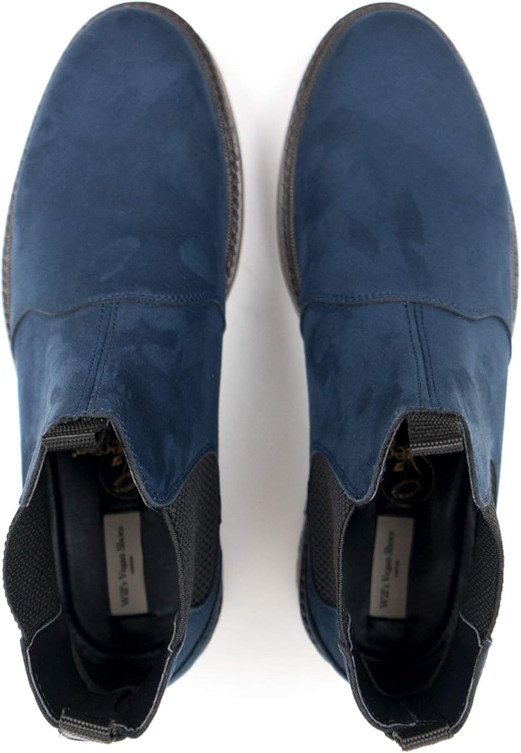 vegan suede chelsea boots