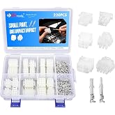JRready ST6513 220Pcs Pin Connector Kit 6 9 12Pin Electrical Wire Connectors 2.13MM Diameter Terminal 14-20AWG Pin Sockets Compatible with Molex MLX 6.35mm Pitch 10 Match Sets