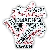 Lashicorn Volleyball Coach Silicone Focal Bead | 12 pack 1.6x.9” Bulk Wholesale for Keychain Making Kit Pen High School Sports Mom