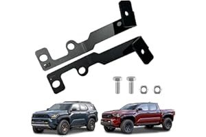 Vvwmluui Ditch Light Brackets for Toyota 4Runner 2025 2026/ Tacoma & Land Cruiser 2024 2025 2026, Hood Light Mount, No-Drill 