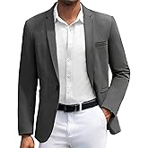 COOFANDY Men's Casual Blazers Sport Coats Slim Fit Cotton Sport Jackets 1 Button Lightweight Suit Jackets