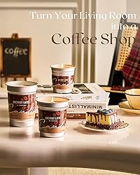 M&SENSE Coffee Coconut Latte Scented Soy Candle