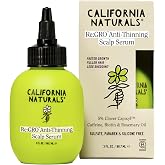 California Naturals Women's ReGRO Anti-Thinning Scalp Serum, 5% Capixyl with Biotin, Caffeine &amp; Castor and Rosemary Oil, Non-Sticky Cooling Formula, Vegan &amp; Cruelty Free, 3oz