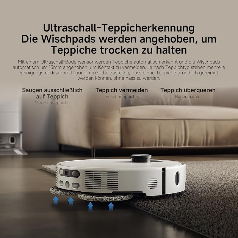 5 Saugroboter mit Wischfunktion, 20.000 Pa, dToF-Navigation