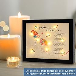 Memorial Gifts LED Shadow Box - Sympathy Gift