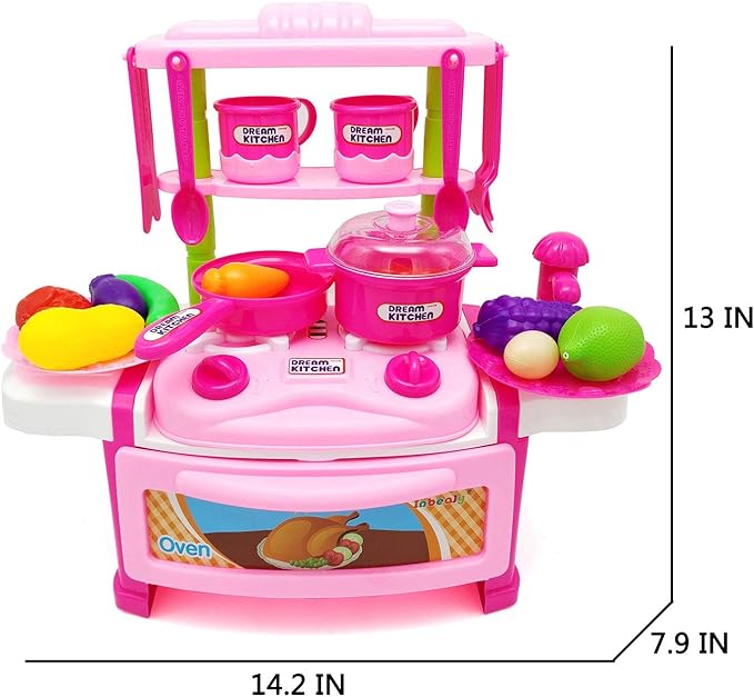 Amazon.com: Kisskids - Juguetes de cocina para niños con luz y sonido - Juguetes de cocina para niños: Toys \u0026 Games
