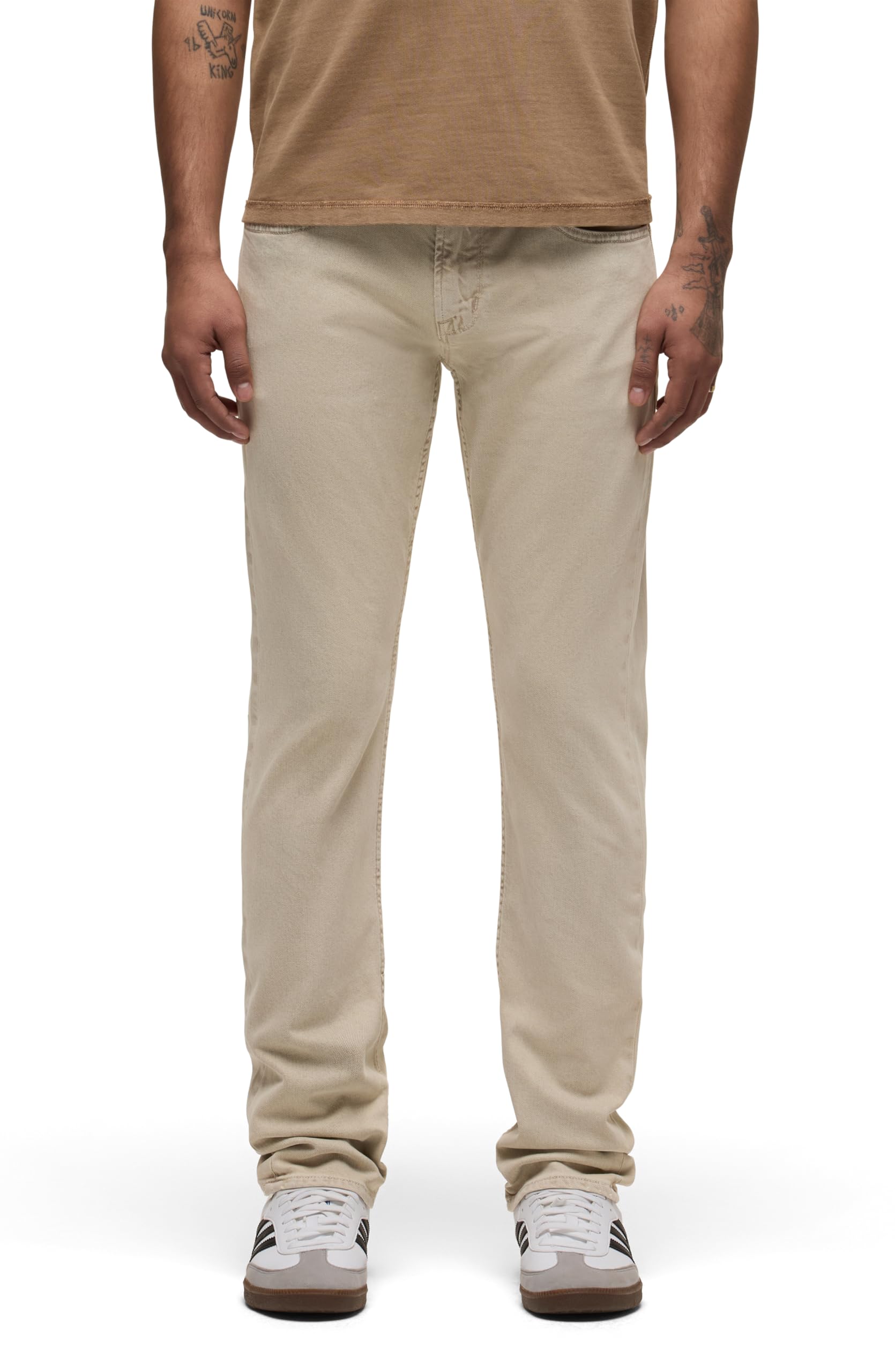 Hudson Men’s Blake Slim Straight Leg Jean, Mineral, 42W x 34L