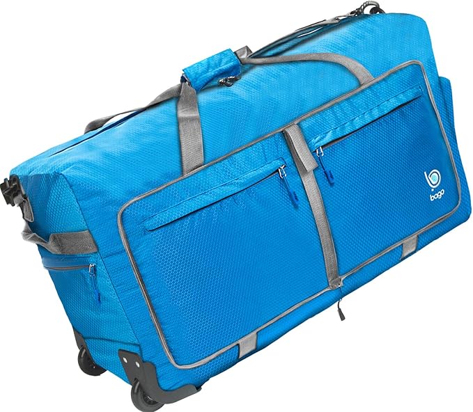 Wheeled Duffle Bag Luggage 100L Large Rolling Duffel Bag 30 inch Folding Duffle Bag for Travel